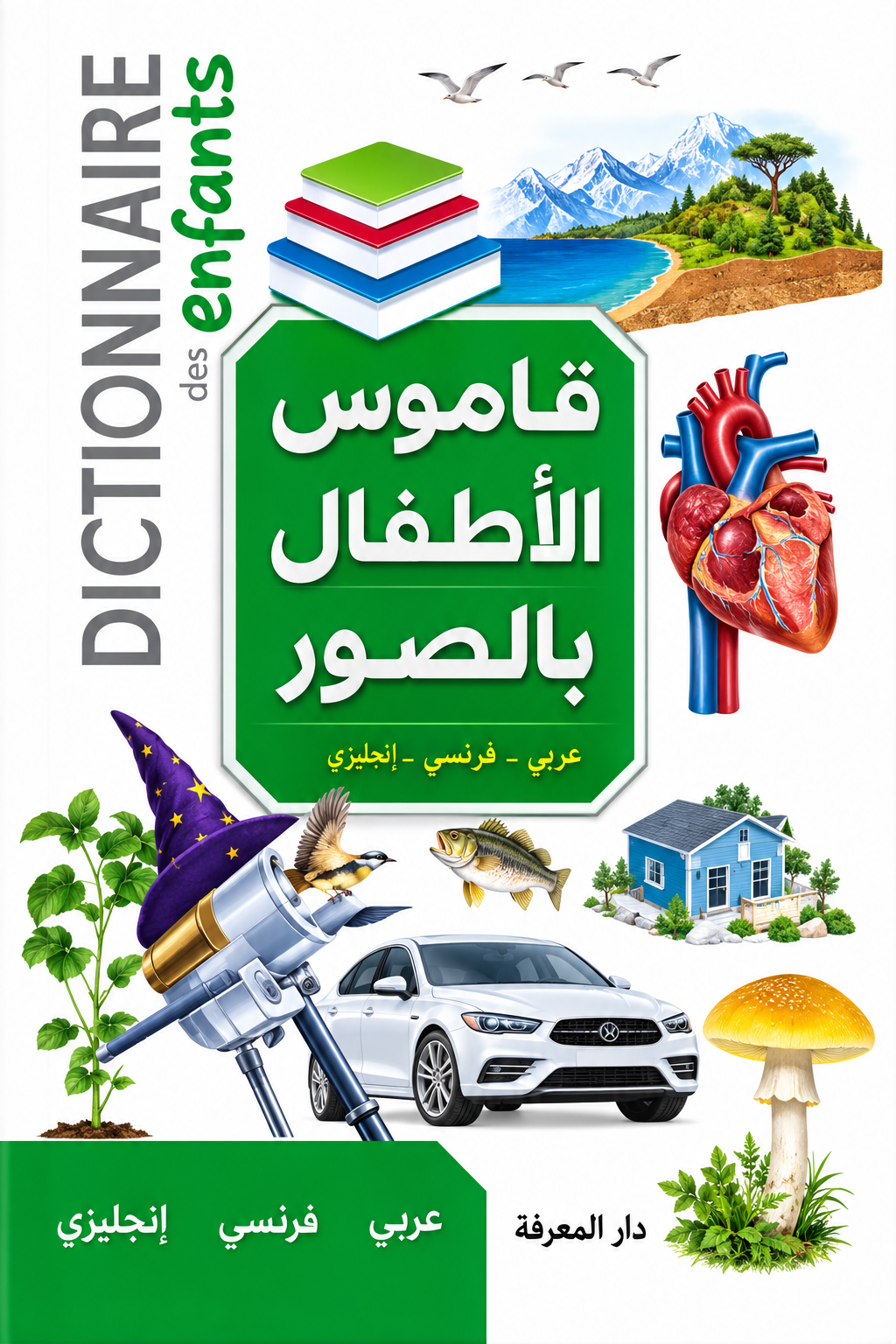 قاموس الأطفال المصور - عربي / فرنسي / إنجليزي
