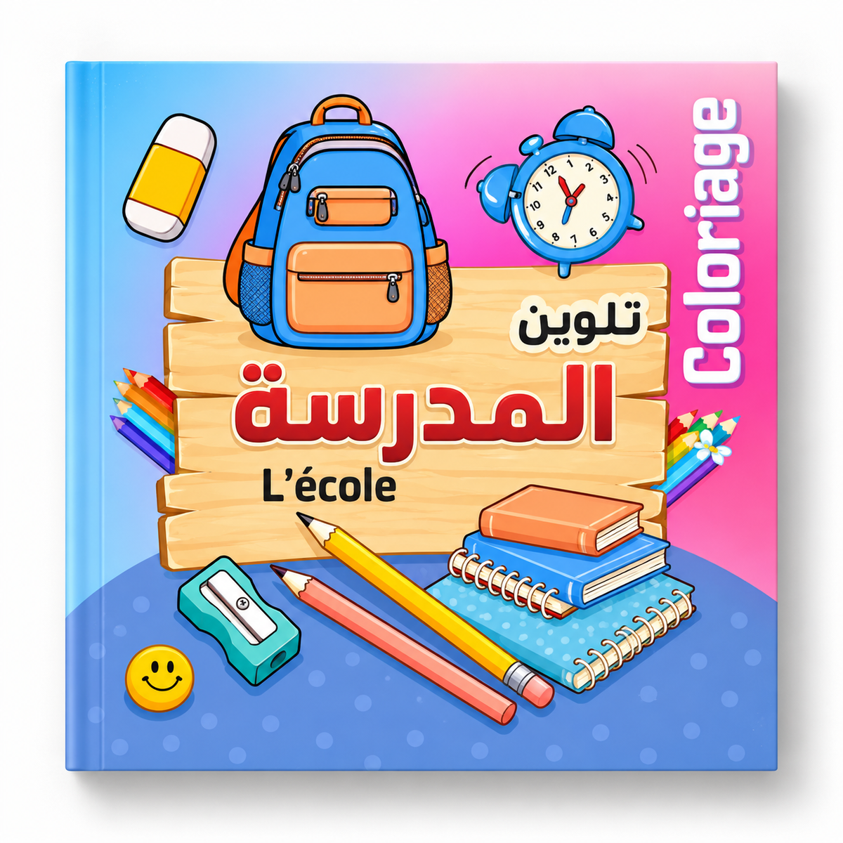 Coloriage - L'école