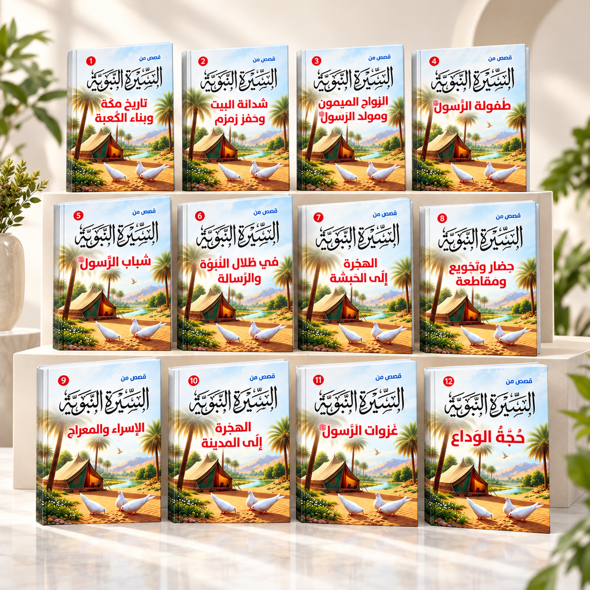 قصص من السيرة النبوية - طقم 12 كتاب
